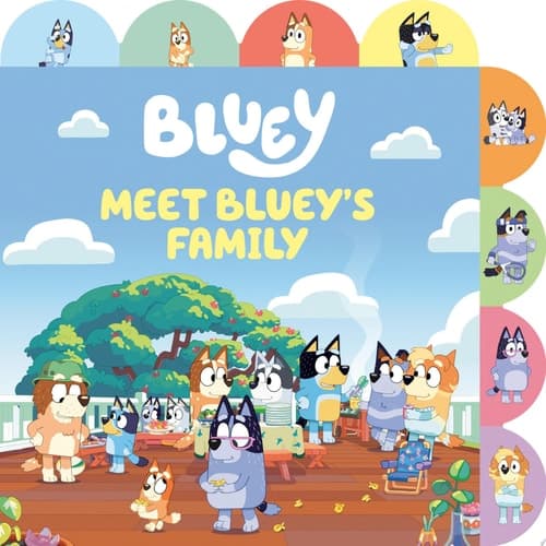 Meet Bluey's Family A Tabbed Board Book