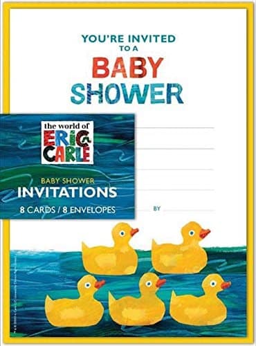 The World of Eric Carle Baby Shower Invitations