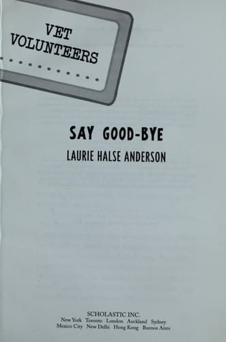 Say Good-Bye