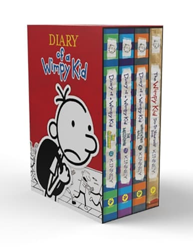 Diary of a Wimpy Kid Box of Books 12-14 Plus the Wimpy Kid Do-It-Yourself Book Hardcover Gift Set