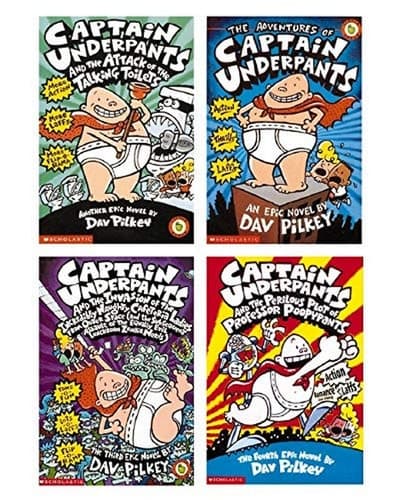 Captain Underpants Movie Box Set 1-4