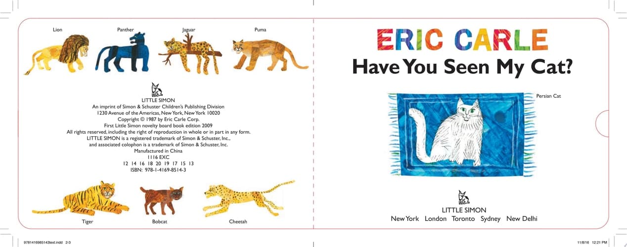 Have You Seen My Cat? A Slide-and-Peek Board Book