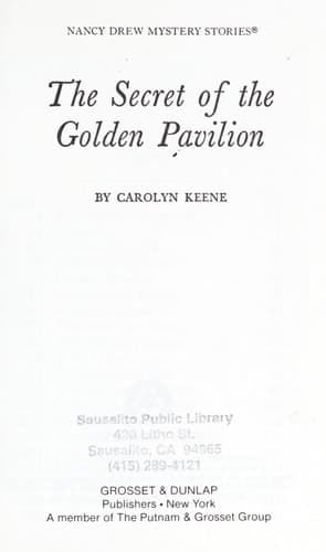 Nancy Drew 36: The Secret of the Golden Pavillion