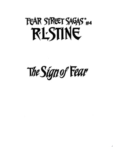 The Sign of Fear