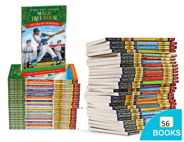 Magic Tree House 56 Book Mega Set - Mary Pope Osborne (Original Magic Tree House books and Merlin Missions Magic Tree House books)