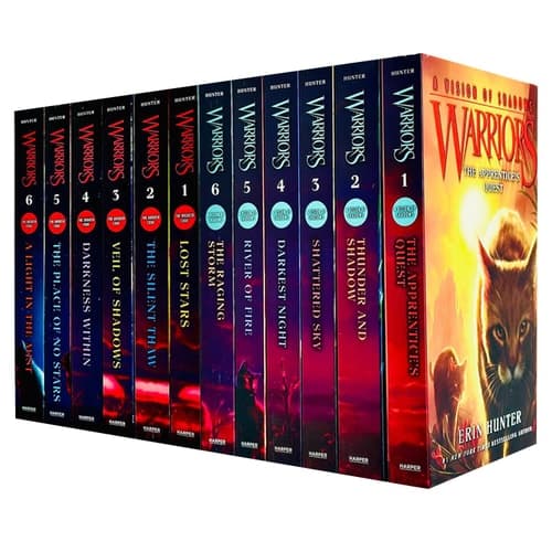 Warrior Cats Volume 25 - 36 Books Collection Set (The Complete Fifth Series (Warriors: A Vision of Shadows Volume 25 30) & The Complete Sixth Series (Warriors: The Broken Code Volume 31 - 36)