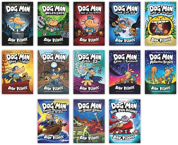 Dog Man Series Complete Books Set (Books 1-13)
