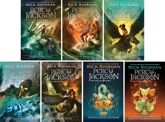 Percy Jackson and the Olympians Hardcover Collection (7 Books)