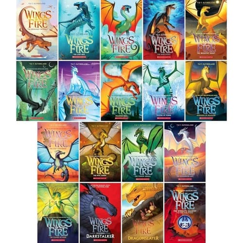 Wings of Fire Series Complete Collection Set, Books #1 - #18