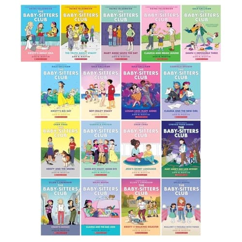 The Baby-Sitters Club Series Graphic Novels Collection Set, Books 1-17 Set (Graphix)