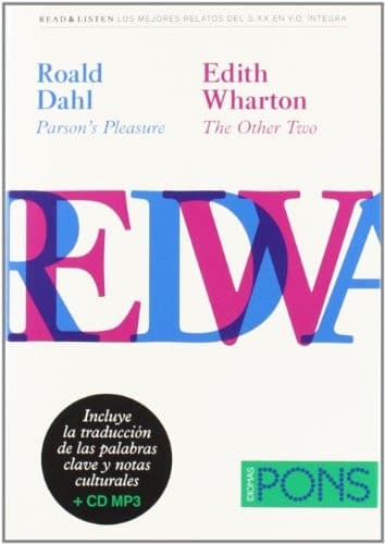 Colección Read & Listen - Roald Dahl "Parson's Pleasure"/Edith Wharton "The Order Two"+ Mp3