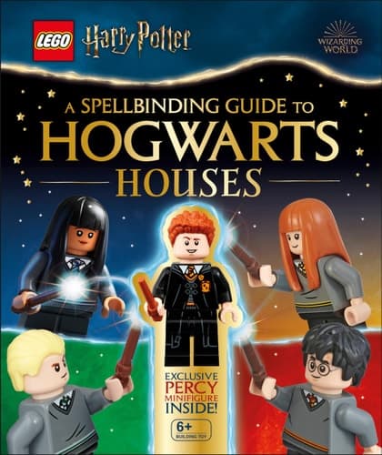 Lego Harry Potter a Spellbinding Guide to Hogwarts Houses With Exclusive Percy Weasley Minifigure