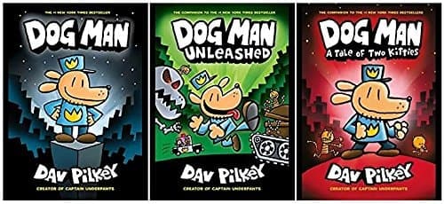 [#Dog Man 1,2,3 Book Series Set][Dog Man: A Tale of Two Kitties;Dog Man Unleashed;