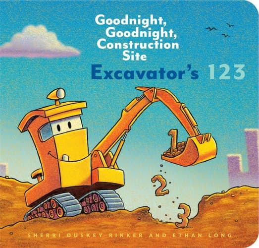 Excavator s 123: Goodnight, Goodnight, Construction Site (Counting Books for Kids, Learning to Count Books, Goodnight Book)