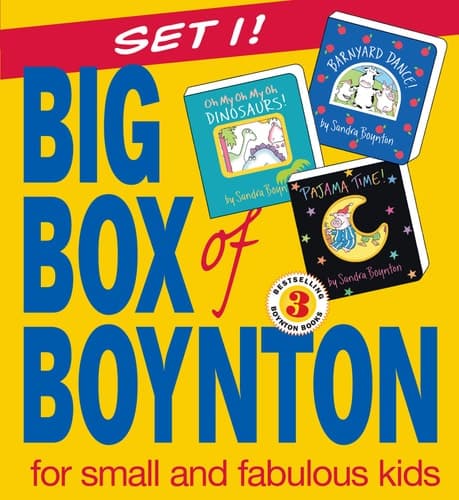 Big Box of Boynton Set 1! Barnyard Dance! Pajama Time! Oh My Oh My Oh Dinosaurs!