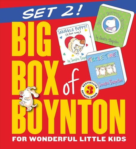 Big Box of Boynton Set 2! Snuggle Puppy! Belly Button Book! Tickle Time!
