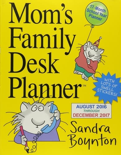 Mom's Family Desk Planner 2017