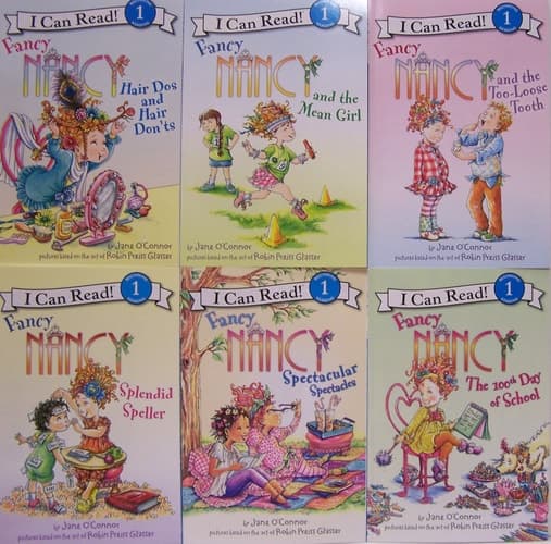 Fancy Nancy Pack - 6 Book Set (I Can Read, Level 1)