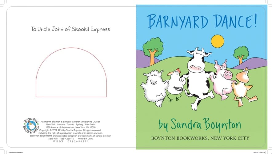 Barnyard Dance! Oversized Lap Board Book