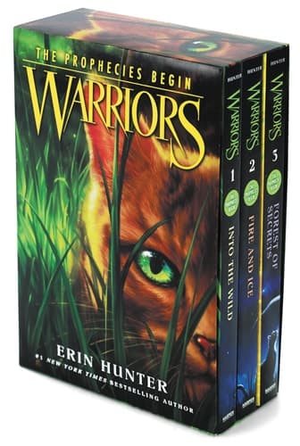 Warriors Box Set: Volumes 1 to 3 Into the Wild, Fire and Ice, Forest of Secrets