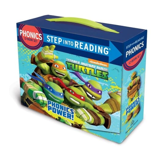 Phonics Power! (Teenage Mutant Ninja Turtles) 12 Step Into Reading Books