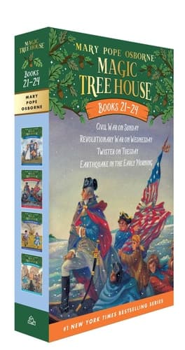 Magic Tree House Books 21-24 Boxed Set American History Quartet
