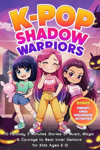 K-Pop Shadow Warriors: 10 Fantasy 5-Minute Stories of Music, Magic & Courage to Beat Inner Demons for Kids Ages 8–12 (Creative Kpop Books for Kids)