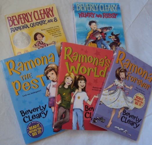 Beverly Cleary Books : Ramona Quimby, Ramona Forever, Henry and Ribsy, Ramona the pest, Ramona's World (Children Book Sets : Grade 3 - 4)