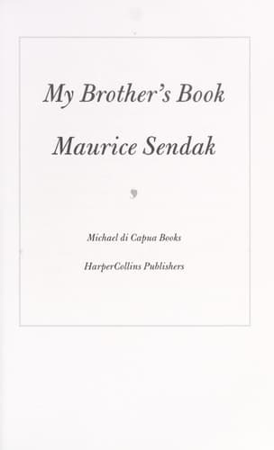 My Brother's Book
