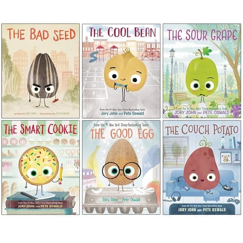 FOOD GROUP THE BAD SEED SERIES (THE BAD SEED, THE GOOD EGG, THE COOL BEAN, THE COUCH POTATO, THE SMART COOKIE & THE SOUR GRAPE).