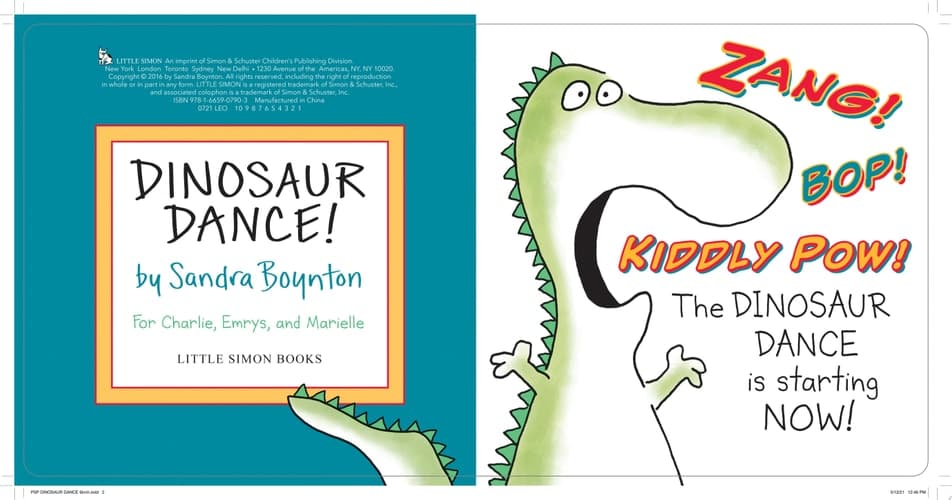 Dinosaur Dance! Oversized Lap Board Book
