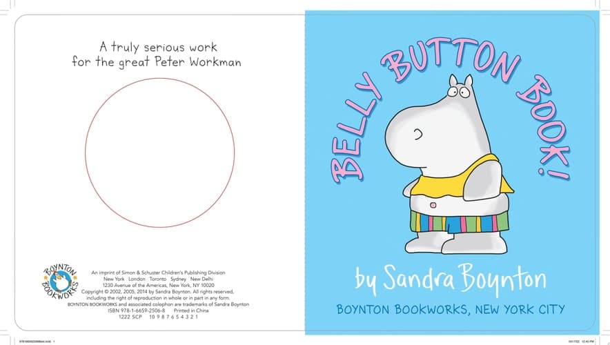 Belly Button Book! Oversized Lap Board Book