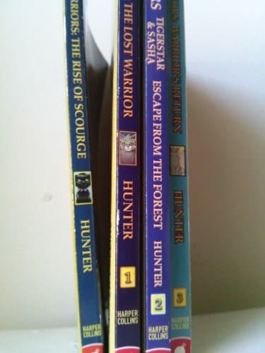 Erin Hunter Warriors Series (4) Graphic Novels for Kids: The Lost Warrior; Escape From the Forest; Warriors Return; the Rise of Scourge (Book Sets for Kids)